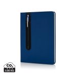 Basic Hardcover PU A5 Notizbuch mit Stylus-Stift – Bild 2